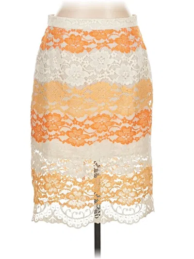 Pre-owned Asos Design Formal Skirt In Orange