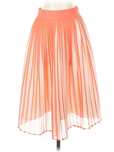 Pre-owned Asos Design Formal Skirt In Orange