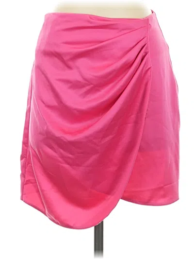 Pre-owned Asos Design Formal Skirt In Pink