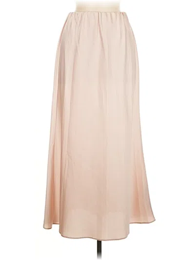 Pre-owned Asos Design Formal Skirt In Tan