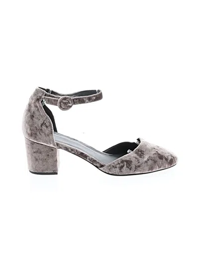 Pre-owned Asos Design Heels In Gray