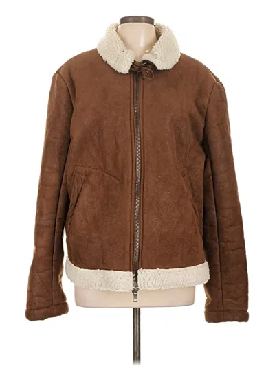 Pre-owned Asos Design Jacket In Brown