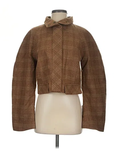 Pre-owned Asos Design Jacket In Brown