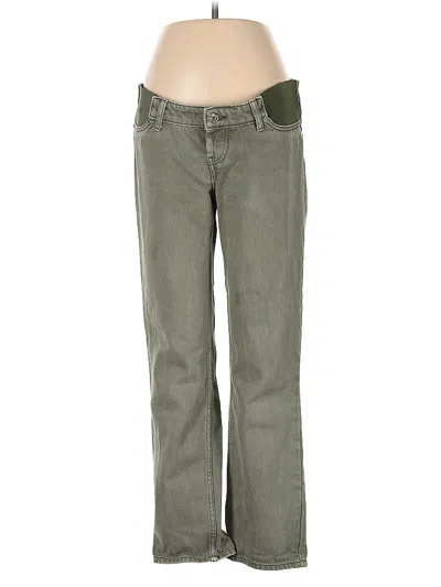 Pre-owned Asos Design Jeans In Green