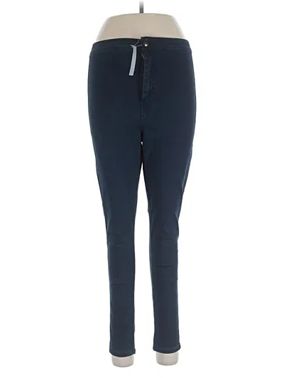 Pre-owned Asos Design Jeggings In Blue