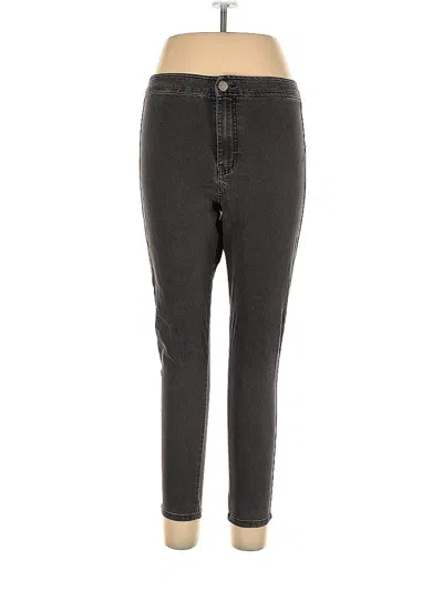 Pre-owned Asos Design Jeggings In Gray