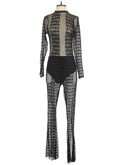 Pre-owned Asos Design Jumpsuit In Black