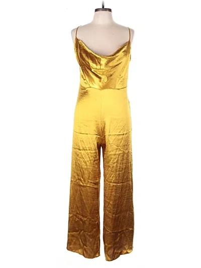 Pre-owned Asos Design Jumpsuit In Gold