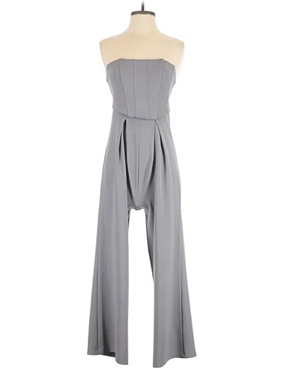 Pre-owned Asos Design Jumpsuit In Gray