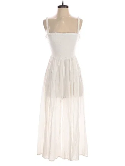Pre-owned Asos Design Jumpsuit In Ivory