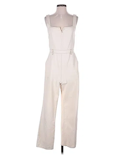 Pre-owned Asos Design Jumpsuit In Ivory