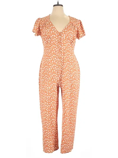 Pre-owned Asos Design Jumpsuit In Orange