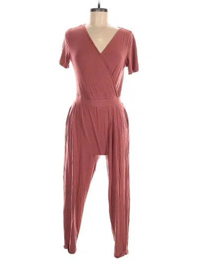 Pre-owned Asos Design Jumpsuit In Pink