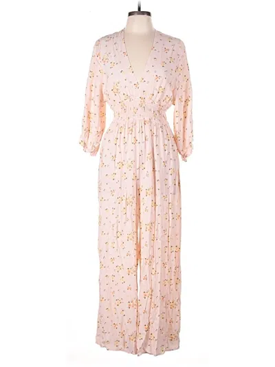 Pre-owned Asos Design Jumpsuit In Pink