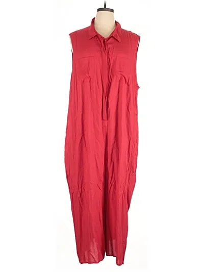 Pre-owned Asos Design Jumpsuit In Red