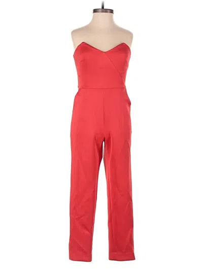Pre-owned Asos Design Jumpsuit In Red