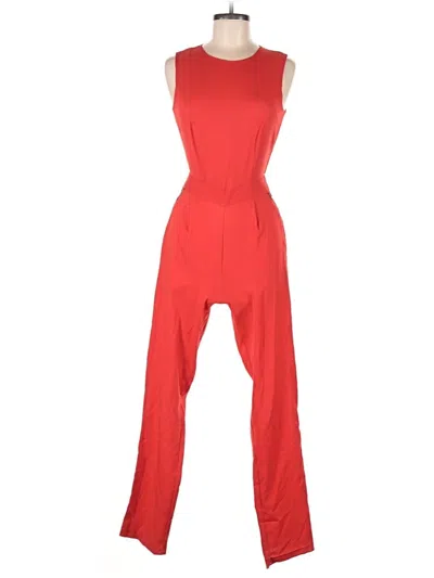 Pre-owned Asos Design Jumpsuit In Red