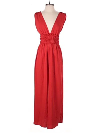 Pre-owned Asos Design Jumpsuit In Red