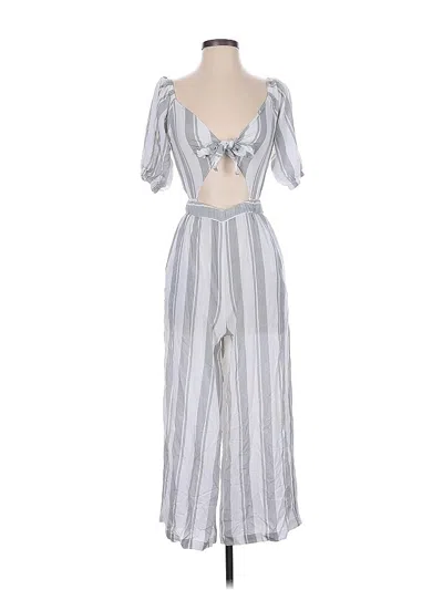 Pre-owned Asos Design Jumpsuit In Silver