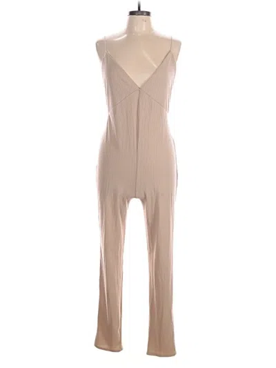 Pre-owned Asos Design Jumpsuit In Tan