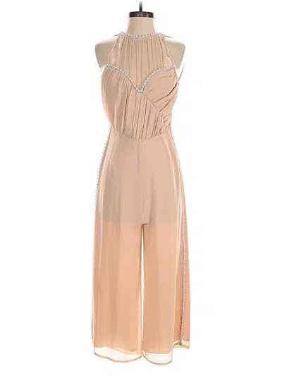Pre-owned Asos Design Jumpsuit In Tan