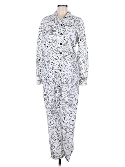 Pre-owned Asos Design Jumpsuit In White