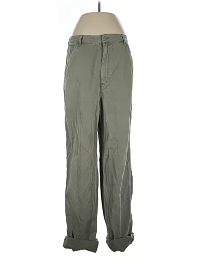 Pre-owned Asos Design Khaki Pant In Green