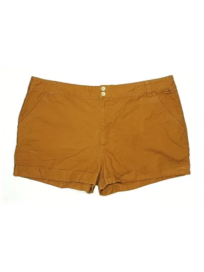 Pre-owned Asos Design Khaki Shorts In Brown