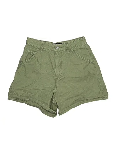 Pre-owned Asos Design Khaki Shorts In Green