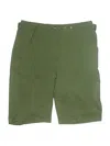 Asos Design Khaki Shorts In Green