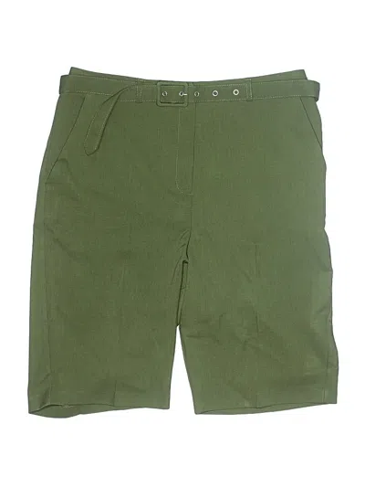 Asos Design Khaki Shorts In Green