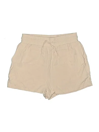 Pre-owned Asos Design Khaki Shorts In Tan