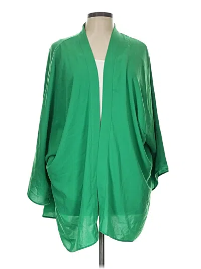 Pre-owned Asos Design Kimono In Green