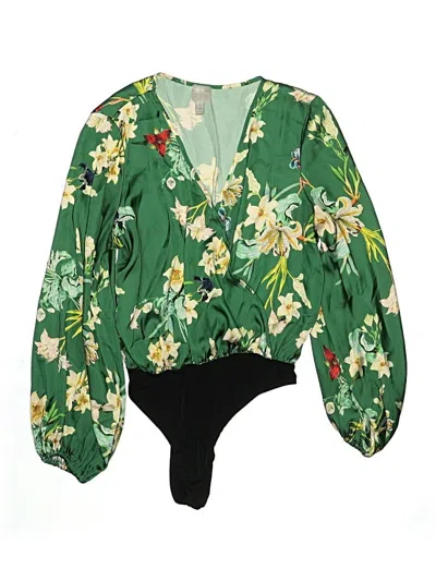 Pre-owned Asos Design Kimono In Green