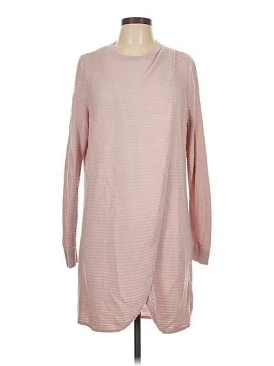Pre-owned Asos Design Long Sleeve Blouse In Pink