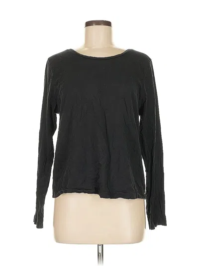 Pre-owned Asos Design Long Sleeve T-shirt In Black