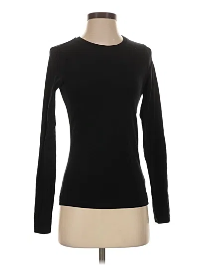 Pre-owned Asos Design Long Sleeve T-shirt In Black