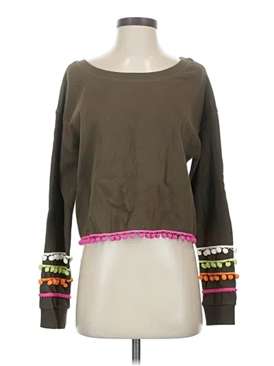 Pre-owned Asos Design Long Sleeve T-shirt In Brown