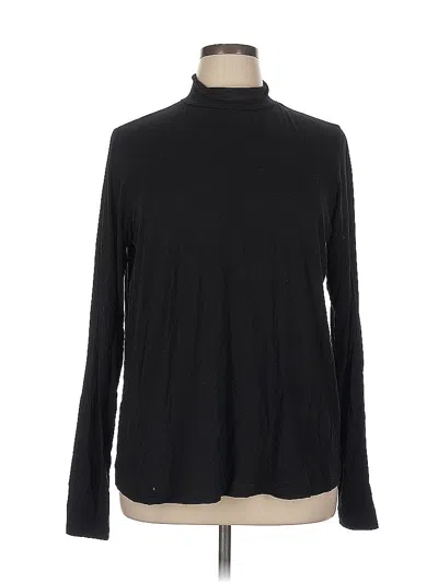 Pre-owned Asos Design Long Sleeve Turtleneck In Black