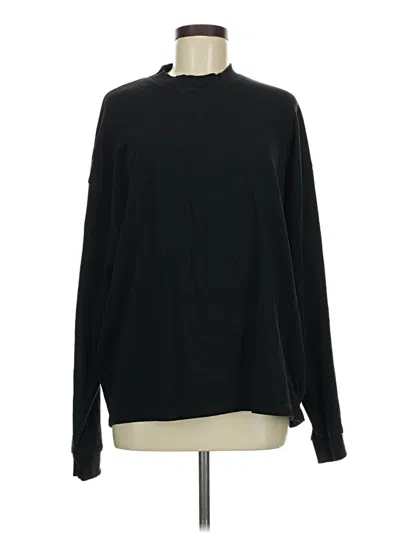 Pre-owned Asos Design Long Sleeve Turtleneck In Black