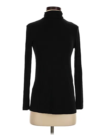Pre-owned Asos Design Long Sleeve Turtleneck In Black