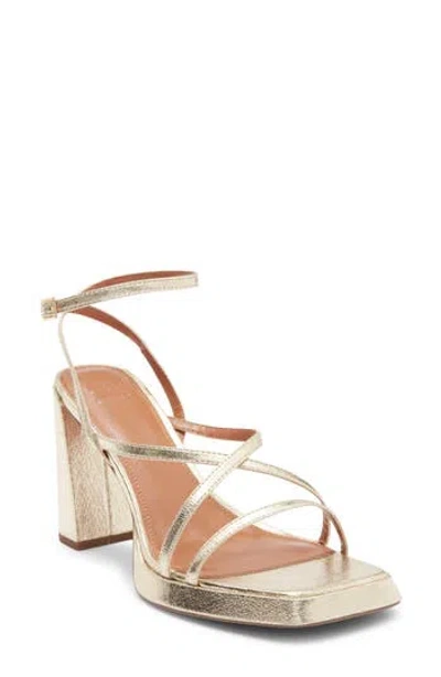 Asos Design Nashville Sandal In Gold