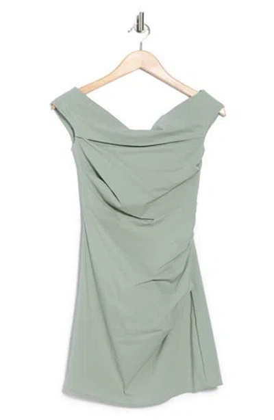 Asos Design Off The Shoulder Minidress