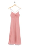Asos Design Pleated Midi Dress