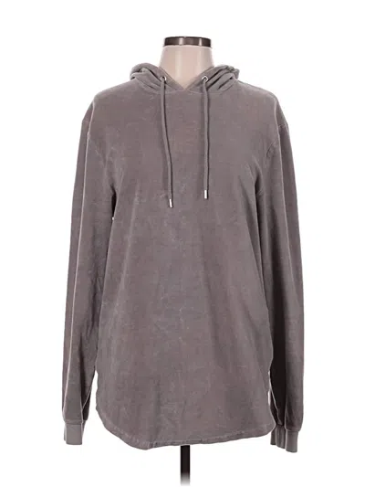 Pre-owned Asos Design Pullover Hoodie In Gray