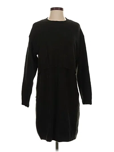 Pre-owned Asos Design Pullover Sweater In Black