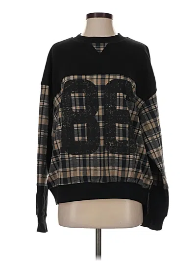 Pre-owned Asos Design Pullover Sweater In Black