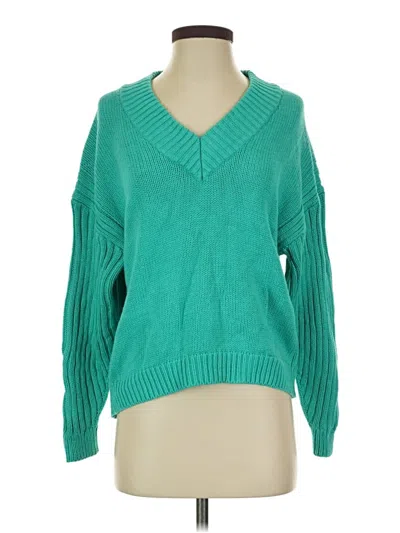 Pre-owned Asos Design Pullover Sweater In Blue
