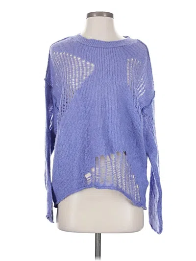 Pre-owned Asos Design Pullover Sweater In Blue
