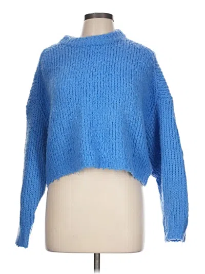 Pre-owned Asos Design Pullover Sweater In Blue